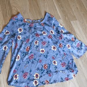 floral blouse